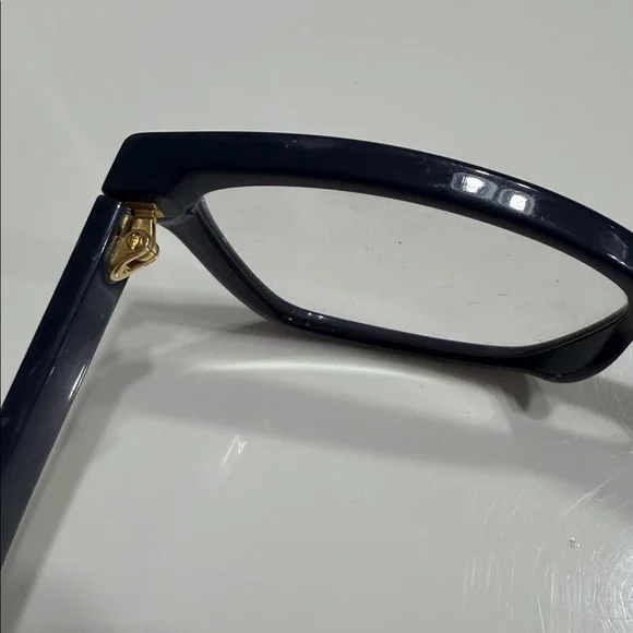 Gucci Women's Navy Blue Eyeglasses - Picture 10 of 10